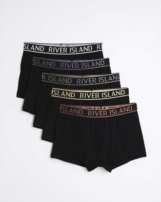 Black Metallic RI Pack Of 5 Trunks