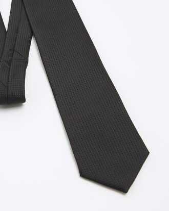 Black Micro Dot Tie