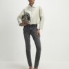 Black Mid Rise Sculpt Skinny Jeans