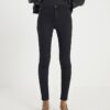 Black Mid Rise Sculpt Skinny Jeans