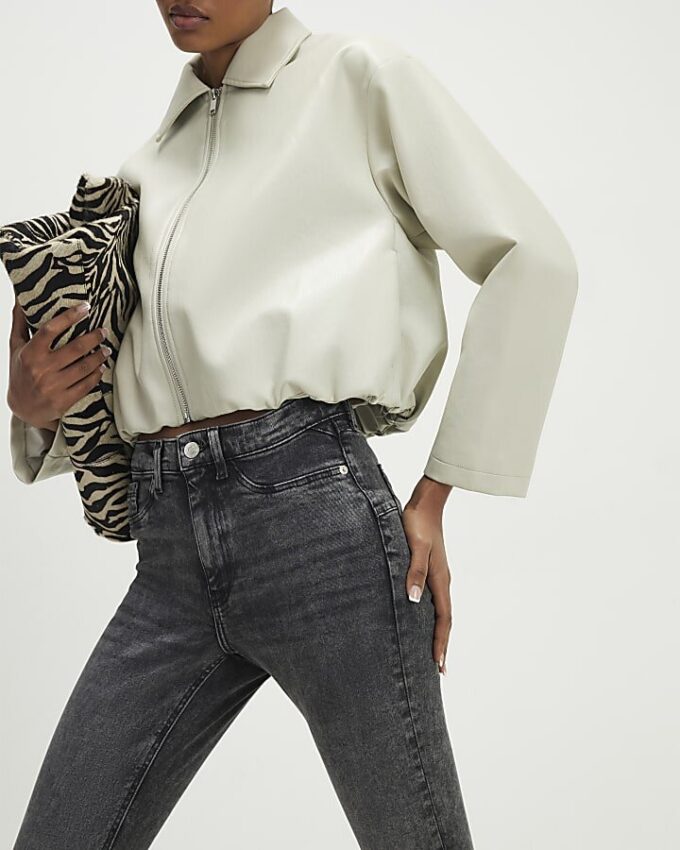 Black Mid Rise Sculpt Skinny Jeans