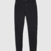 Black Mid Rise Sculpt Skinny Jeans