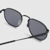 Black Monogram Hexagon Smoke Lens Sunglasses