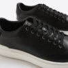 Black Monogram Panel Trainers