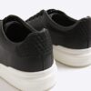 Black Monogram Panel Trainers