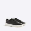 Black Monogram Panel Trainers
