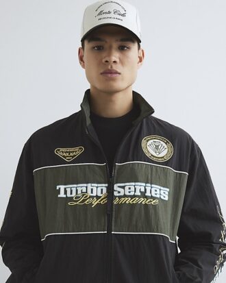 Black Motorcross Tracksuit Jacket
