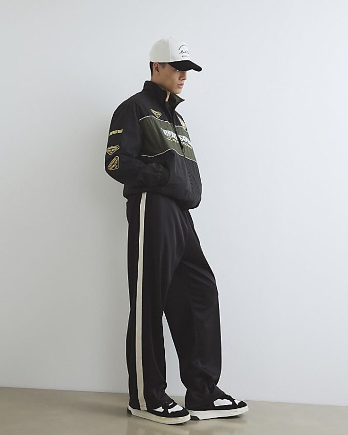 Black Motorcross Tracksuit Jacket Black Motorcross Tracksuit Jacket