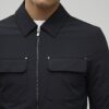 Black Muscle Fit Shacket