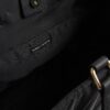 Black Nylon Quilted Shopper Bag
