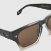 Black Ombre Wayfarer Sunglasses