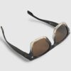Black Ombre Wayfarer Sunglasses