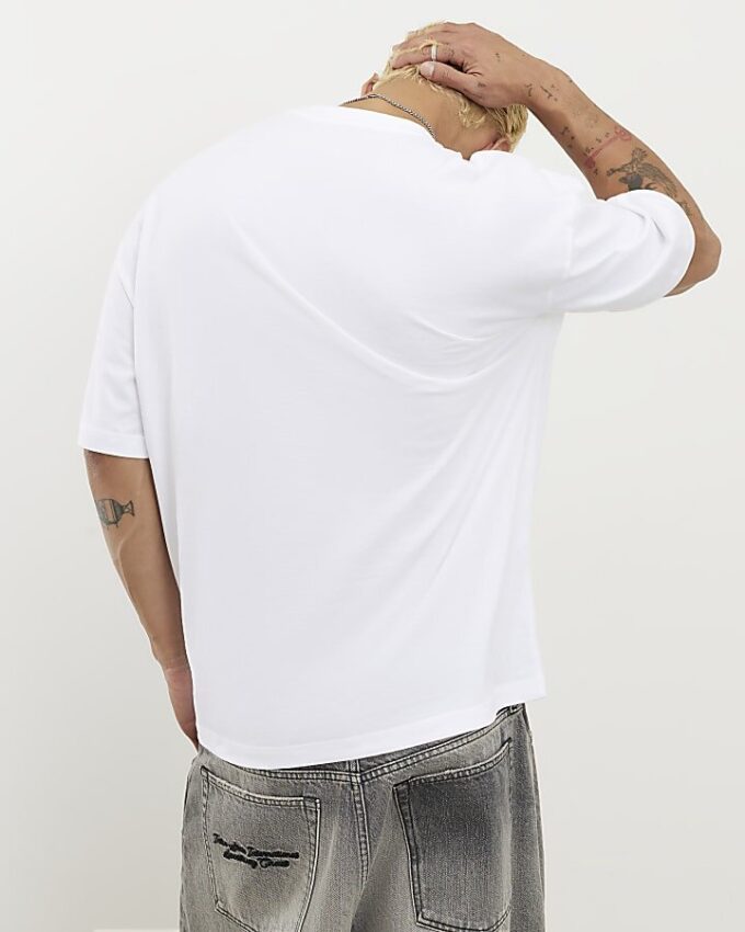 Black Oversized Fit Pack Of 2 T-Shirt