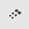 Black Pack Of 3 Stud Earrings