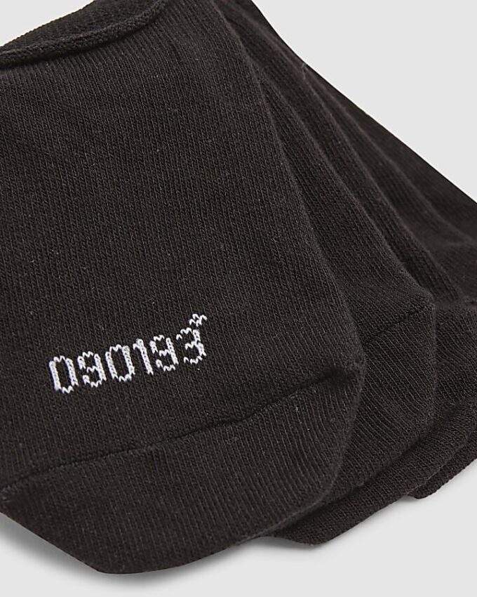 Black Pack Of 5 Ankle Socks
