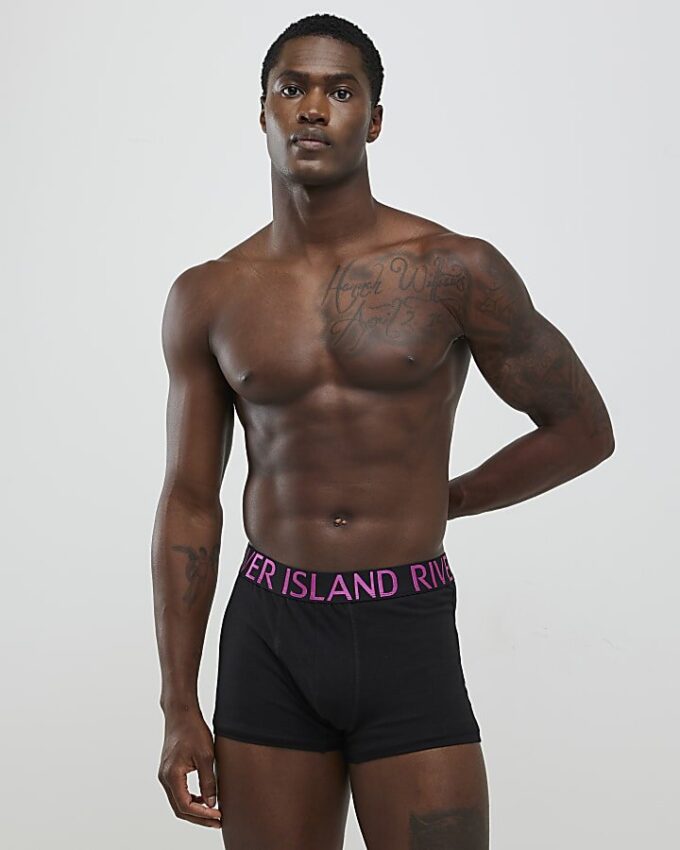 Black Pack Of 5 Trunks