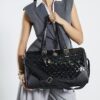 Black Patent Monogram Charm Holdall bag