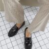 Black Patent Tassel Loafers