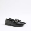 Black Patent Tassel Loafers