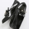 Black Patent Tassel Loafers