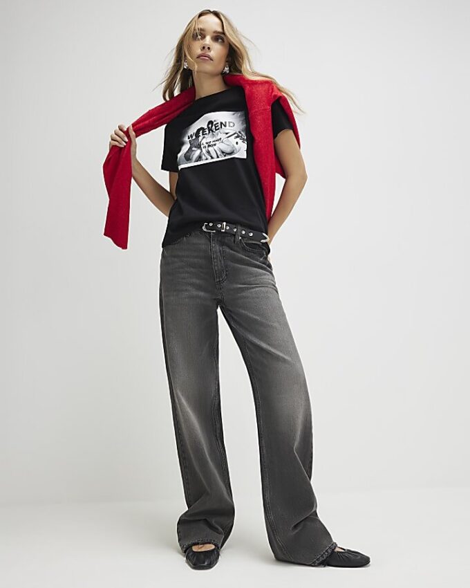 Black Photographic T-Shirt