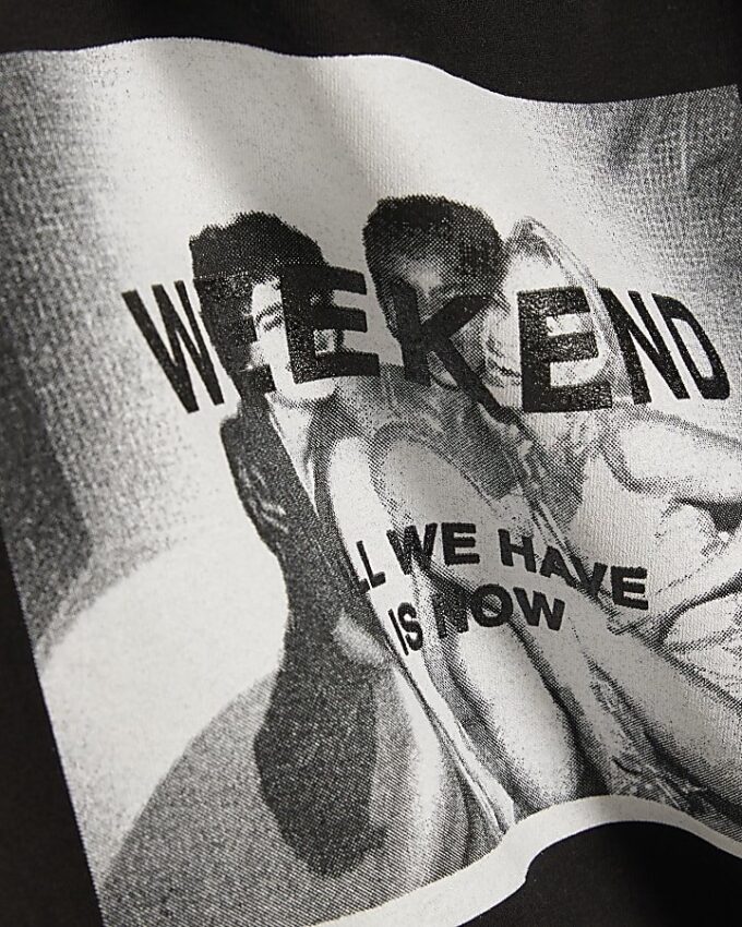 Black Photographic T-Shirt