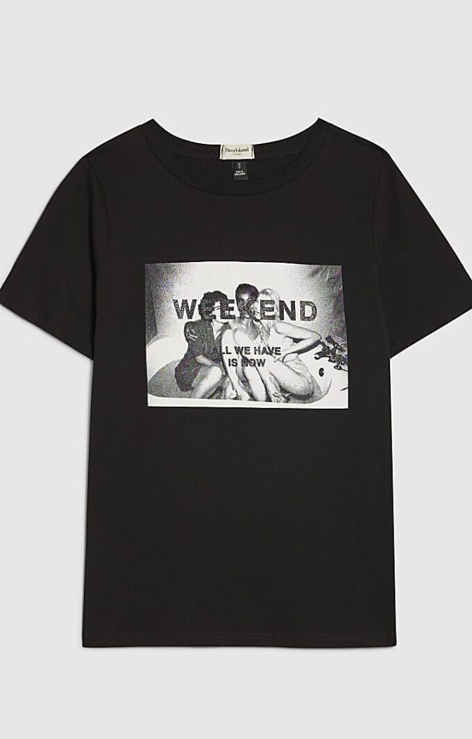 Black Photographic T-Shirt