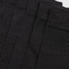 Black Plain Pack Of 7 Socks