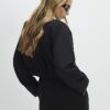 Black Pocket Detail Bomber Jacket