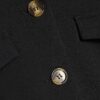 Black Pocket Detail Structured Jacket