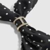 Black Polka Dot Neck Scarf