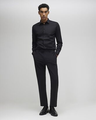 Black Premium Long Sleeve Formal Shirt
