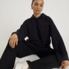 Black Premium Long Sleeve Hoodie