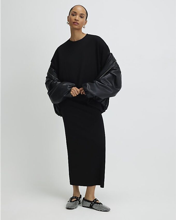 Black Premium Oversized T-shirt