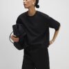 Black Premium Short Sleeve Boxy T-Shirt