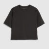 Black Premium Short Sleeve Boxy T-Shirt