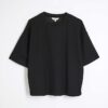Black Premium Short Sleeve Boxy T-Shirt