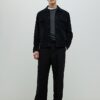 Black Premium Suede Western Jacket