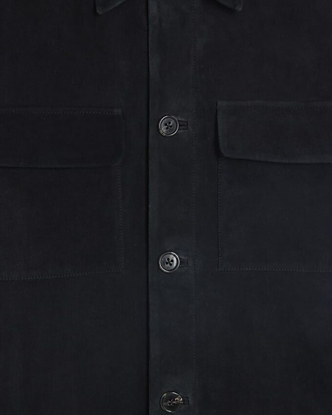 Black Premium Suede Western Jacket