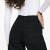 Black Pull-On Sculpt Palazzo Jeans