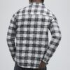 Black Regular Fit Check Shirt