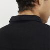 Black Regular Fit Linen Blend Shirt