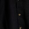 Black Regular Fit Linen Blend Shirt
