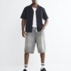 Black Regular Fit Textured Shirt
