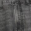 Black Relaxed Straight Jeans