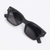 Black Rubberised Wayfarer Sunglasses