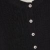 Black Scallop Trim Cardigan