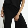 Black Side Tape Joggers