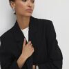 Black Single Breasted Blazer