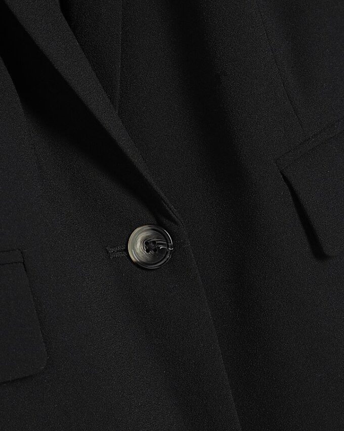 Black Single Breasted Blazer